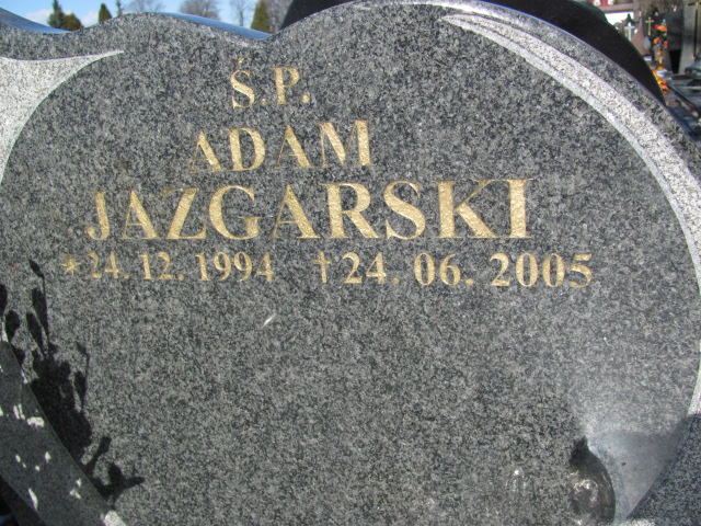 Adam Jazgarski 1994 Łęczna - Grobonet - Wyszukiwarka osób pochowanych