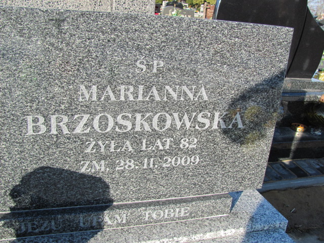 Marianna Brzoskowska 1927 Łęczna - Grobonet - Wyszukiwarka osób pochowanych