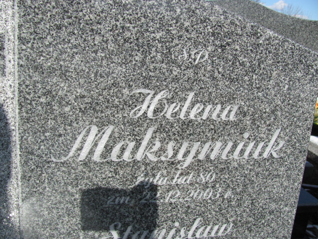 Helena Maksymiuk Łęczna - Grobonet - Wyszukiwarka osób pochowanych