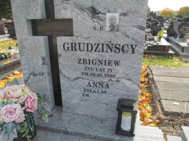 Zbigniew Grudziński 1949 Łęczna - Grobonet - Wyszukiwarka osób pochowanych