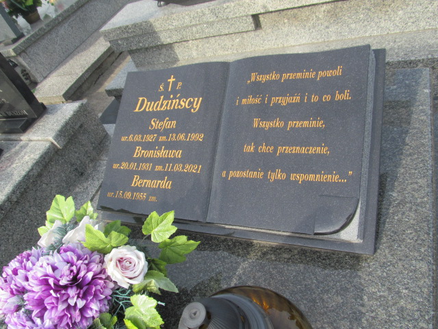 Bronisława Dudzińska 1931 Łęczna - Grobonet - Wyszukiwarka osób pochowanych