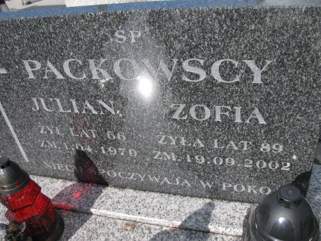 Julian Packowski Łęczna - Grobonet - Wyszukiwarka osób pochowanych