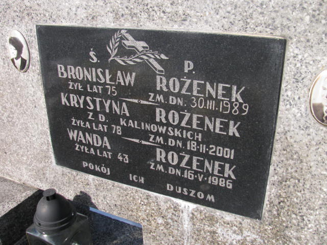 Wanda Rożenek Łęczna - Grobonet - Wyszukiwarka osób pochowanych