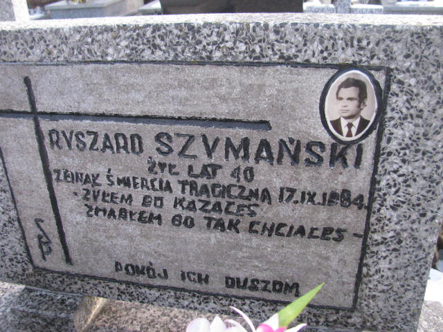 Ryszard Szymański Łęczna - Grobonet - Wyszukiwarka osób pochowanych