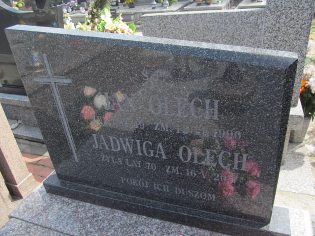 Jan Olech 1941 Łęczna - Grobonet - Wyszukiwarka osób pochowanych