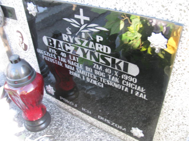 Ryszard Baczyński 1950 Łęczna - Grobonet - Wyszukiwarka osób pochowanych