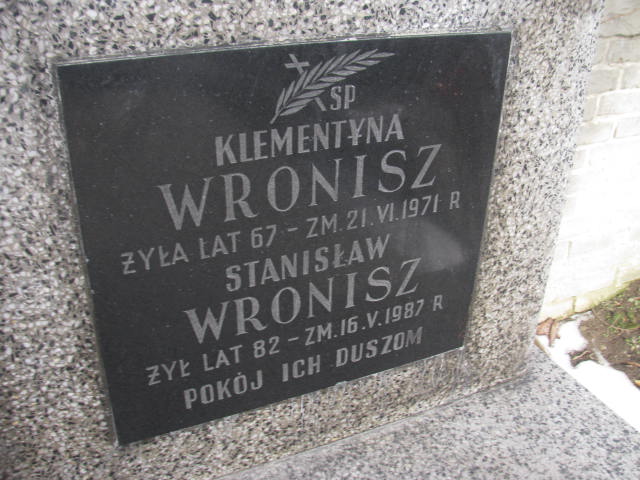Stanisław Wronisz 1905 Łęczna - Grobonet - Wyszukiwarka osób pochowanych
