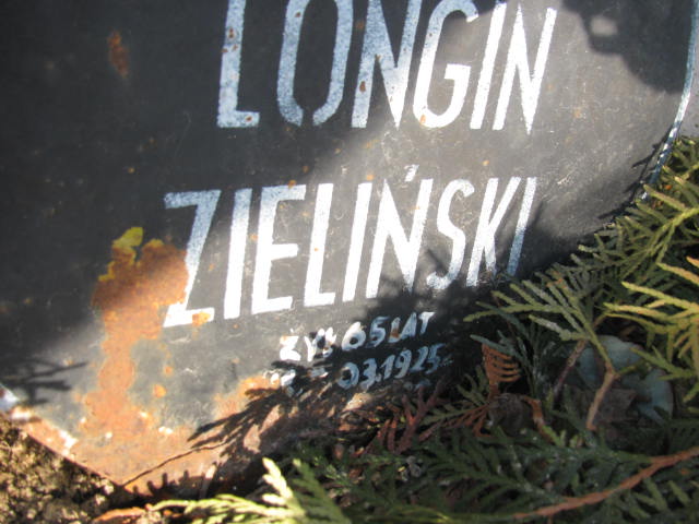 Longin Zieliński 1925 Łęczna - Grobonet - Wyszukiwarka osób pochowanych