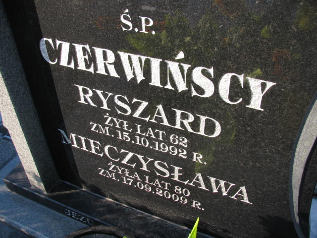 Mieczysława Czerwińska 1929 Łęczna - Grobonet - Wyszukiwarka osób pochowanych