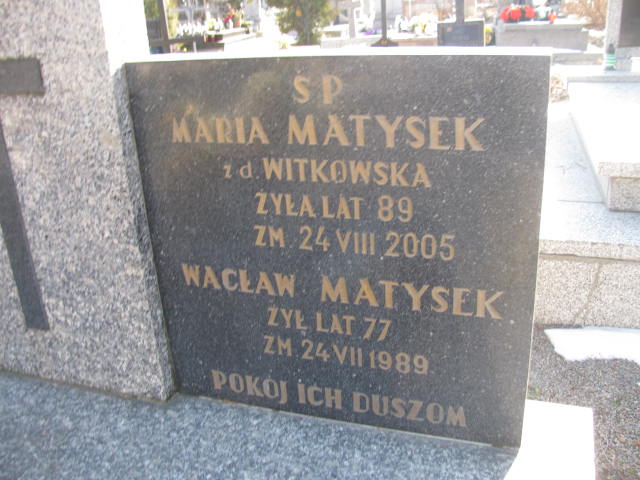 Maria Matysek 1915 Łęczna - Grobonet - Wyszukiwarka osób pochowanych