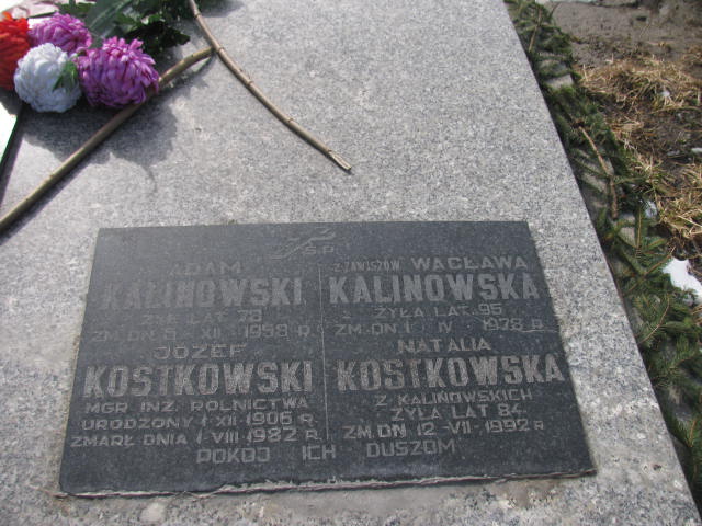 Wacława Kalinowska Łęczna - Grobonet - Wyszukiwarka osób pochowanych