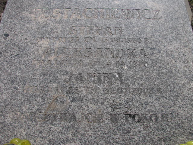 Aleksandra Bustachiewicz Łęczna - Grobonet - Wyszukiwarka osób pochowanych