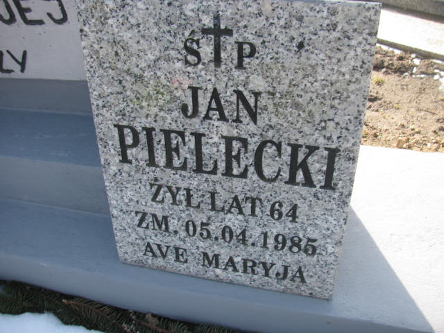 Jan Pielecki Łęczna - Grobonet - Wyszukiwarka osób pochowanych