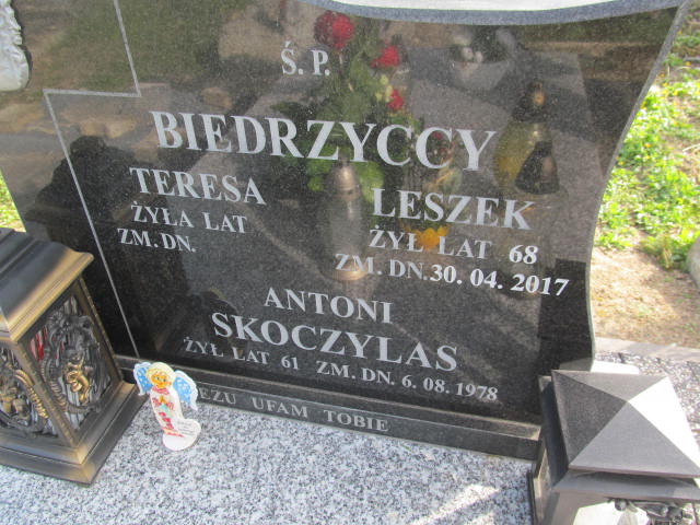Antoni Skoczylas Łęczna - Grobonet - Wyszukiwarka osób pochowanych