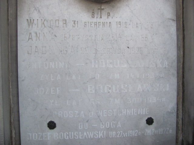 Wiktor Bogusławski Łęczna - Grobonet - Wyszukiwarka osób pochowanych