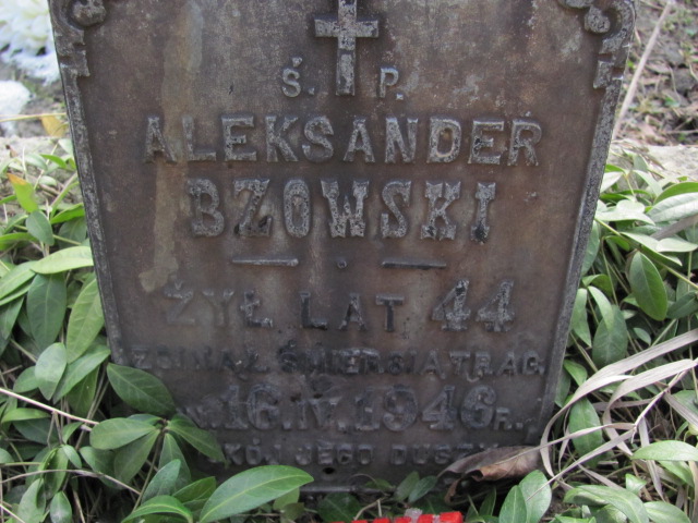 Aleksander Bzowski Łęczna - Grobonet - Wyszukiwarka osób pochowanych