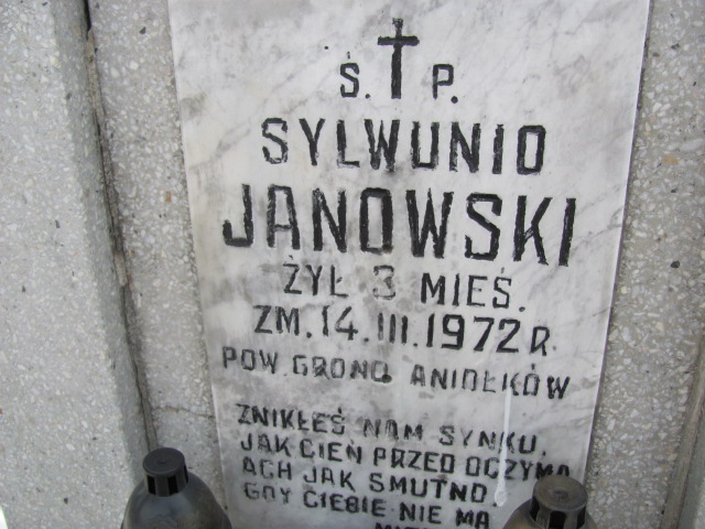 Sylwester Janowski Łęczna - Grobonet - Wyszukiwarka osób pochowanych