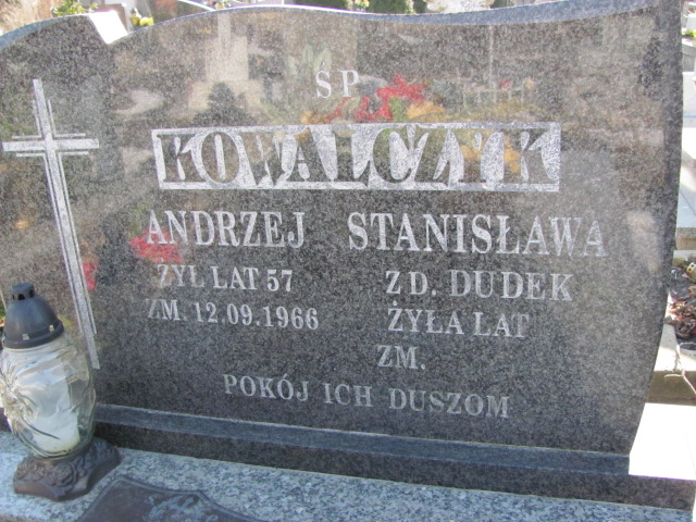 Stanisława Kowalczyk 1914 Łęczna - Grobonet - Wyszukiwarka osób pochowanych