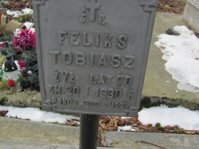 Feliks Tobiasz Łęczna - Grobonet - Wyszukiwarka osób pochowanych