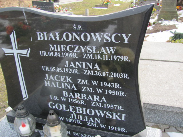 Julian Gołębiowski 1897 Łęczna - Grobonet - Wyszukiwarka osób pochowanych