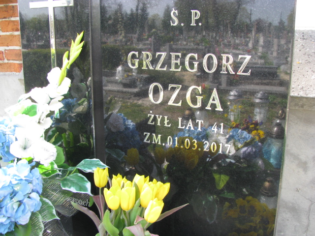 Grzegorz Ozga Łęczna - Grobonet - Wyszukiwarka osób pochowanych